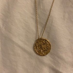 Sezane Zodiac Pendant Necklace Scorpio